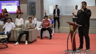 Skuad pasukan bulu tangkis Tanah Air pada Piala Sudirman 2025