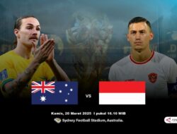Head to head pertandingan Nusantara vs Australia