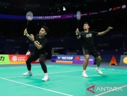 Leo/Bagas melaju ke semifinal Kejuaraan Bulu Tangkis Asia 2025