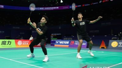 Leo/Bagas melaju ke semifinal Kejuaraan Bulu Tangkis Asia 2025