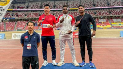 Nusantara melakukan penutupan 85th Singapore Open Track dengan tujuh emas