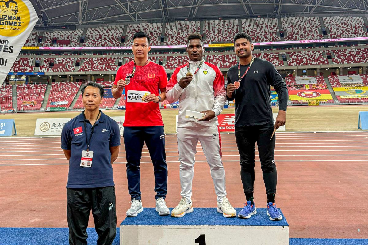 Nusantara melakukan penutupan 85th Singapore Open Track dengan tujuh emas