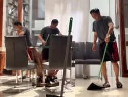 ART Lagi Mudik, Menteri Raja Juli Antoni Bantu Istri Beres-Beres Rumah