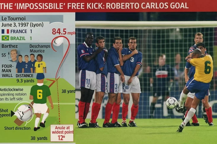 Roberto Carlos, Pemilik Tendangan Geledek Kaki Kiri yang dimaksud digunakan Menakutkan Kiper