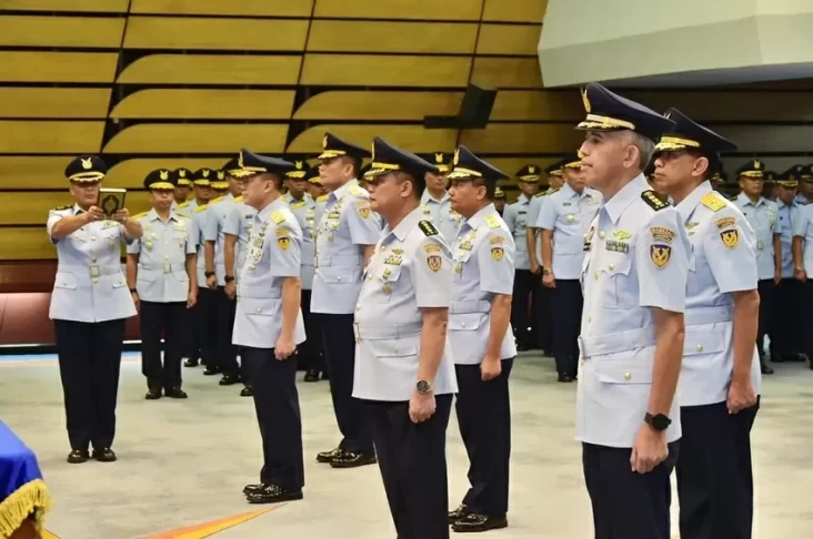 Sertijab 3 Jabatan Vital di dalam tempat TNI AU, Nomor 1 Alumni AAU 1994