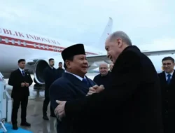 Tiba dalam Ankara, Prabowo Langsung Disambut Langsung Erdogan