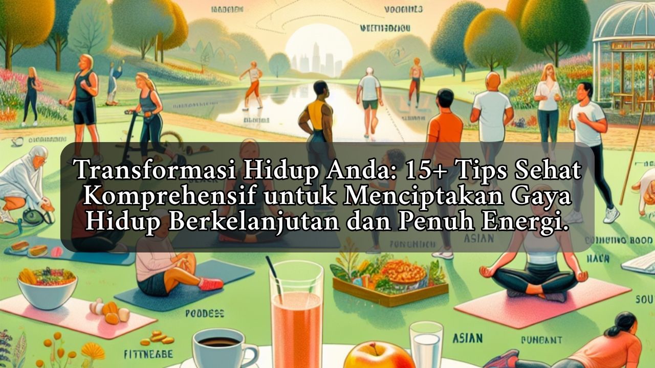 Transformasi Hidup Anda: 15+ Tips Sehat Komprehensif untuk Menciptakan Gaya Hidup Berkelanjutan dan Penuh Energi.