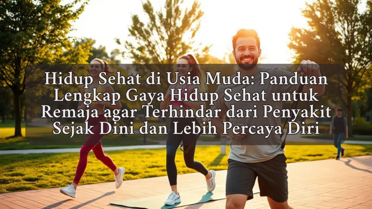 Hidup Sehat di Usia Muda: Panduan Lengkap Gaya Hidup Sehat untuk Remaja agar Terhindar dari Penyakit Sejak Dini dan Lebih Percaya Diri