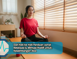 Dari Hati ke Hati Panduan Jurnal Relaksasi & Afirmasi Positif untuk Keseimbangan Jiwa