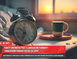 Kaget! Rutinitas Pagi 3 Langkah Ini Terbukti Tingkatkan Produktivitas 2x Lipat