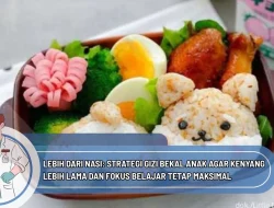 Lebih dari Nasi: Strategi Gizi Bekal Anak Agar Kenyang Lebih Lama dan Fokus Belajar Tetap Maksimal