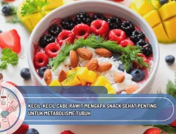 Kecil-Kecil Cabe Rawit Mengapa Snack Sehat Penting untuk Metabolisme Tubuh