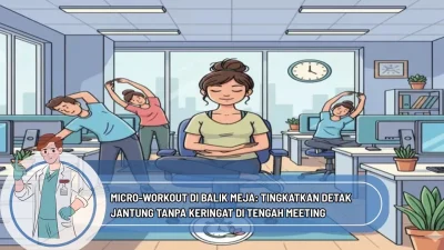 Micro-Workout di Balik Meja: Tingkatkan Detak Jantung Tanpa Keringat di Tengah Meeting
