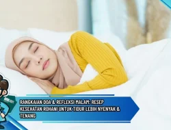 Rangkaian Doa & Refleksi Malam: Resep Kesehatan Rohani untuk Tidur Lebih Nyenyak & Tenang