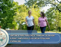 Jantung & Paru-Paru Check: Panduan Jalan Kaki 15 Menit Tanpa Rasa Lelah untuk Pemulihan Stamina DBD