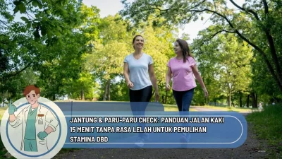 Jantung & Paru-Paru Check: Panduan Jalan Kaki 15 Menit Tanpa Rasa Lelah untuk Pemulihan Stamina DBD