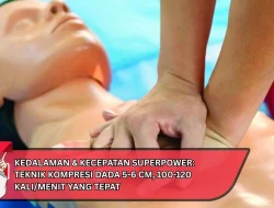 Kedalaman & Kecepatan Superpower: Teknik Kompresi Dada 5-6 cm, 100-120 Kali/Menit yang Tepat