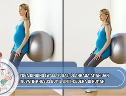 Yoga Dinding (Wall Yoga): Olahraga Aman dan Inovatif Khusus Bumil Anti-Cedera di Rumah
