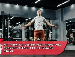 HIIT Tanpa Alat: Desain Sirkuit Kardio yang Aman untuk Sendi Lutut & Punggung Bawah