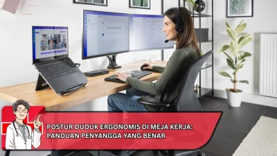 Postur Duduk Ergonomis di Meja Kerja: Panduan Penyangga yang Benar