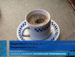 Kapan Waktu Terbaik Minum Kopi agar Tidak Ganggu Penyerapan Zat Besi
