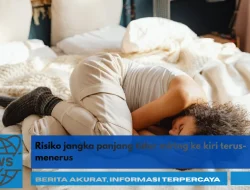 Risiko jangka panjang tidur miring ke kiri terus-menerus