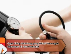 Gaya Hidup Seimbang yang Efektif Mencegah Hipertensi di Usia Produktif