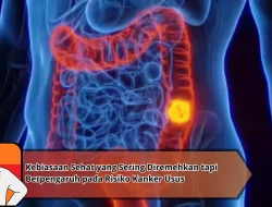 Kebiasaan Sehat yang Sering Diremehkan tapi Berpengaruh pada Risiko Kanker Usus