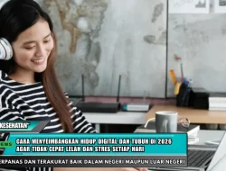 Cara Menyeimbangkan Hidup Digital dan Tubuh di 2026 Agar Tidak Cepat Lelah dan Stres Setiap Hari
