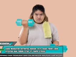 Cara Mengatur Rutinitas Harian 2026 Agar Tidur Lebih Nyenyak dan Tubuh Tetap Fit Tanpa Stress