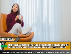 Pola Hidup Seimbang 2026 yang Dipraktikkan Nicholas Saputra dan Jay Shetty agar Tubuh Pikiran dan Waktu Tetap Selaras