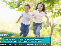 Strategi 2026 Agar Balita Tetap Bugar, Koordinasi Motorik Terlatih, dan Kesehatan Tubuh Optimal