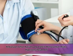 Kebiasaan Sehat Harian yang Efektif Menurunkan Risiko Hipertensi Sejak Dini
