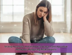 Strategi Kesehatan Rohani Modern dengan Calm App untuk Membantu Mengurangi Risiko Depresi