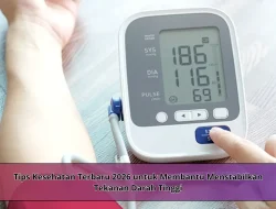Tips Kesehatan Terbaru 2026 untuk Membantu Menstabilkan Tekanan Darah Tinggi