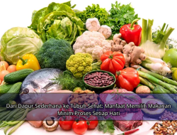 Dari Dapur Sederhana ke Tubuh Sehat: Manfaat Memilih Makanan Minim Proses Setiap Hari