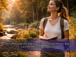 Mental Recharge Jadi Bagian Penting Kesehatan Rohani, Begini Cara Memberi Jeda pada Pikiran