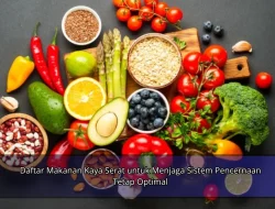 Daftar Makanan Kaya Serat untuk Menjaga Sistem Pencernaan Tetap Optimal
