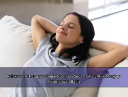 Relaxation Therapy sebagai Rutinitas Sederhana untuk Menjaga Ketenangan Batin