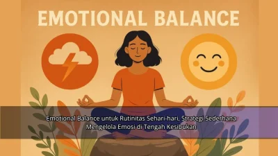 Emotional Balance untuk Rutinitas Sehari-hari, Strategi Sederhana Mengelola Emosi di Tengah Kesibukan
