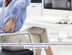 Healthy Work Routine 2026, Cara Menjaga Kebugaran Meski Sebagian Besar Waktu Kerja Dihabiskan dengan Duduk