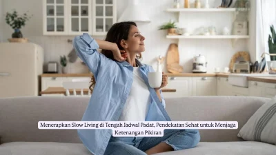 Menerapkan Slow Living di Tengah Jadwal Padat, Pendekatan Sehat untuk Menjaga Ketenangan Pikiran