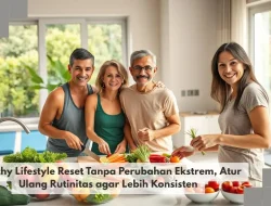 Healthy Lifestyle Reset Tanpa Perubahan Ekstrem, Atur Ulang Rutinitas agar Lebih Konsisten