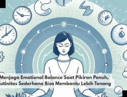 Menjaga Emotional Balance Saat Pikiran Penuh, Rutinitas Sederhana Bisa Membantu Lebih Tenang
