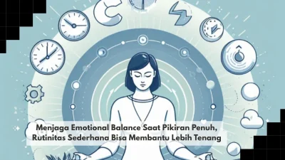 Menjaga Emotional Balance Saat Pikiran Penuh, Rutinitas Sederhana Bisa Membantu Lebih Tenang