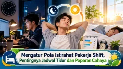 Mengatur Pola Istirahat Pekerja Shift, Pentingnya Jadwal Tidur dan Paparan Cahaya