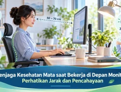 Menjaga Kesehatan Mata saat Bekerja di Depan Monitor, Perhatikan Jarak dan Pencahayaan