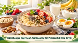 Pilihan Sarapan Tinggi Serat, Kombinasi Oat dan Protein untuk Menu Bergizi
