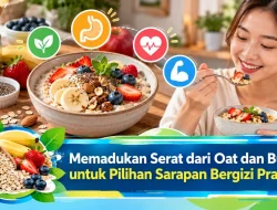 Memadukan Serat dari Oat dan Buah untuk Pilihan Sarapan Bergizi Praktis
