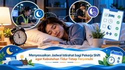 Menyesuaikan Jadwal Istirahat bagi Pekerja Shift agar Kebutuhan Tidur Tetap Terpenuhi